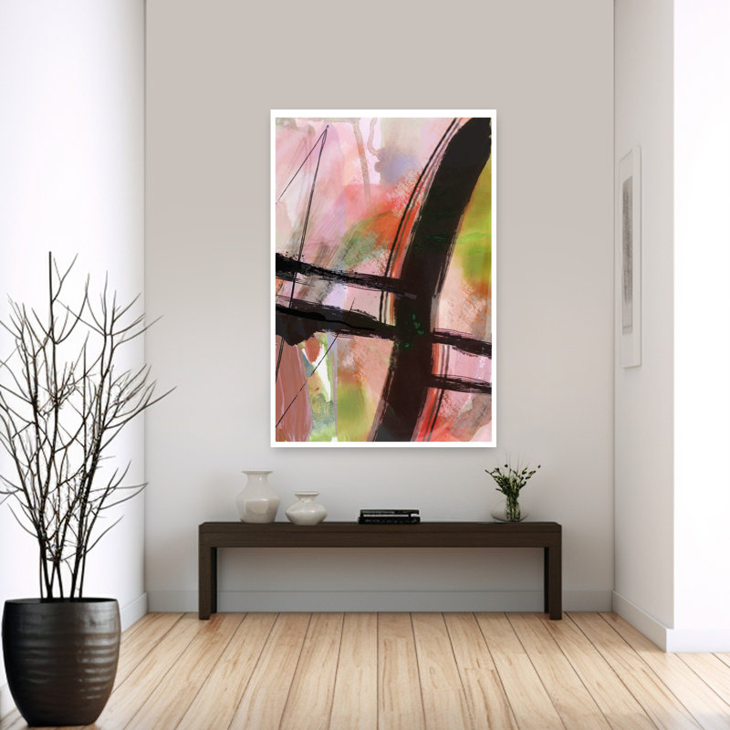 Art contemporain contemporain abstrait minimaliste, H 60 po x l 40 po