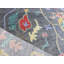 Tapis gris unique 12 pi 9 po x 16 pi One-of-a-Kind