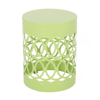 Outdoor Metal End Table -Large