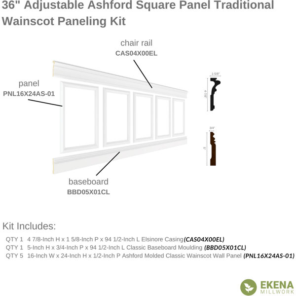 PCI Enterprises Adjustable Wood Slat Wall Panel Kit & Reviews