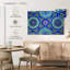Mosaïque bleue Kerner en médina-111839263