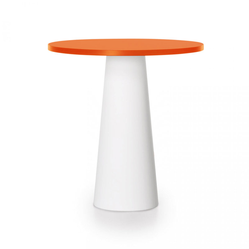Container Round Dining Table, Red, White