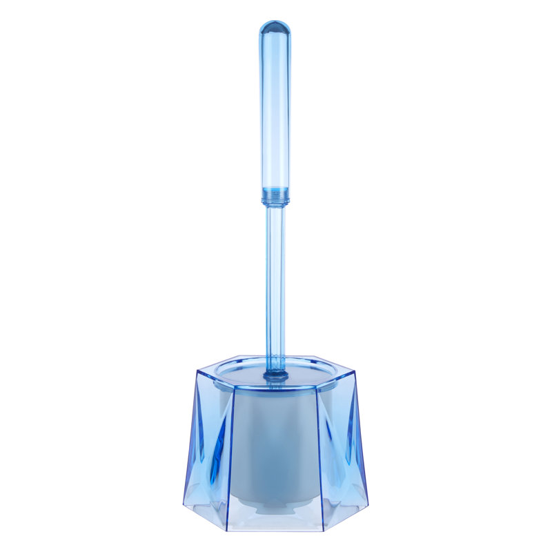 Cerna Free-Standing Toilet Brush and Holder, Blue