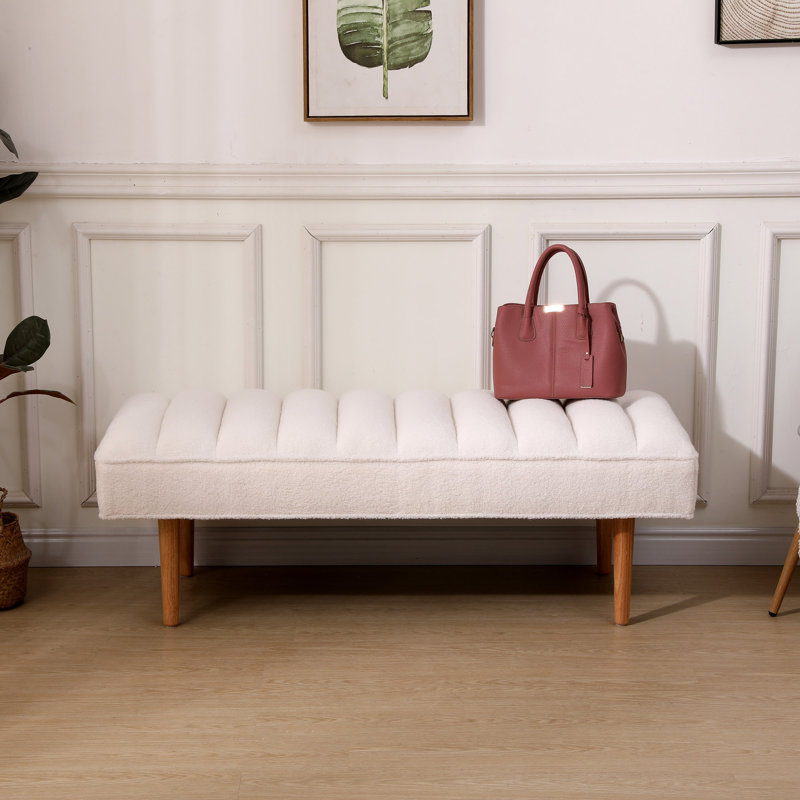 52,36 po de large bancs / tabourets, Blanc