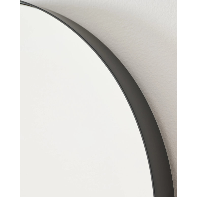 Miroir mural Oblong, Noir