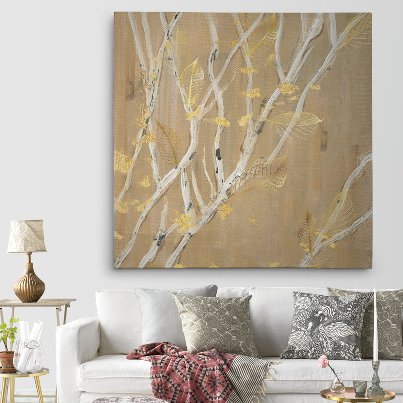 Birch Wood II - reproduction sur toile, H 16 po x l 16 po x P 1,5 po