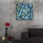 Art mural en verre acrylique épique «Botanical Blue Pattern Ib» par Silvia Vassileva, 24 po x 24 po-117481493