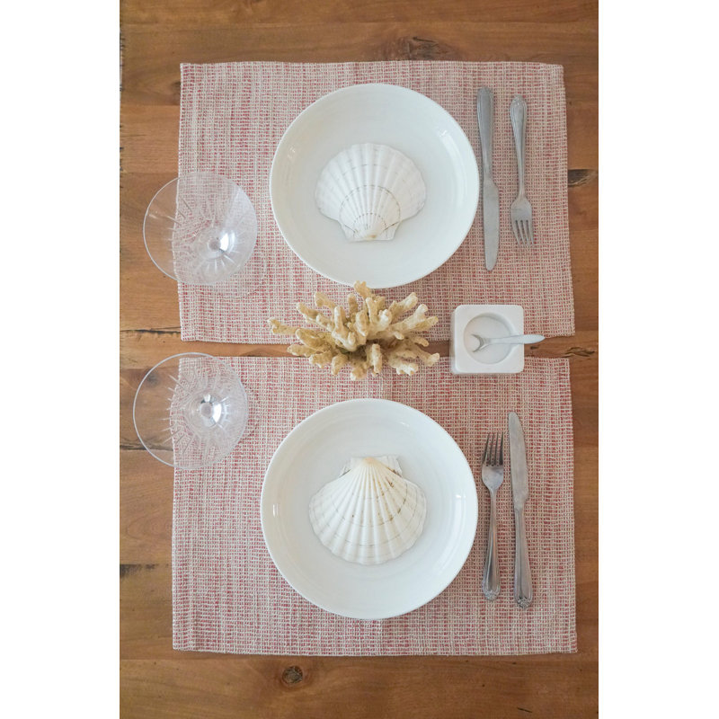 Acrylic Rectangle Placemat, Desert Red