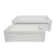 St. Ives 33" Front Apron Fireclay Sink with an Vine Design and Beveled on the Opposite Side