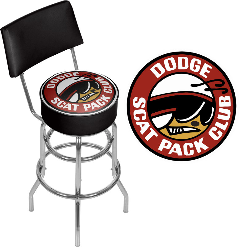 Tabouret de bar pivotant 31 po Dodge Scat Pack Club