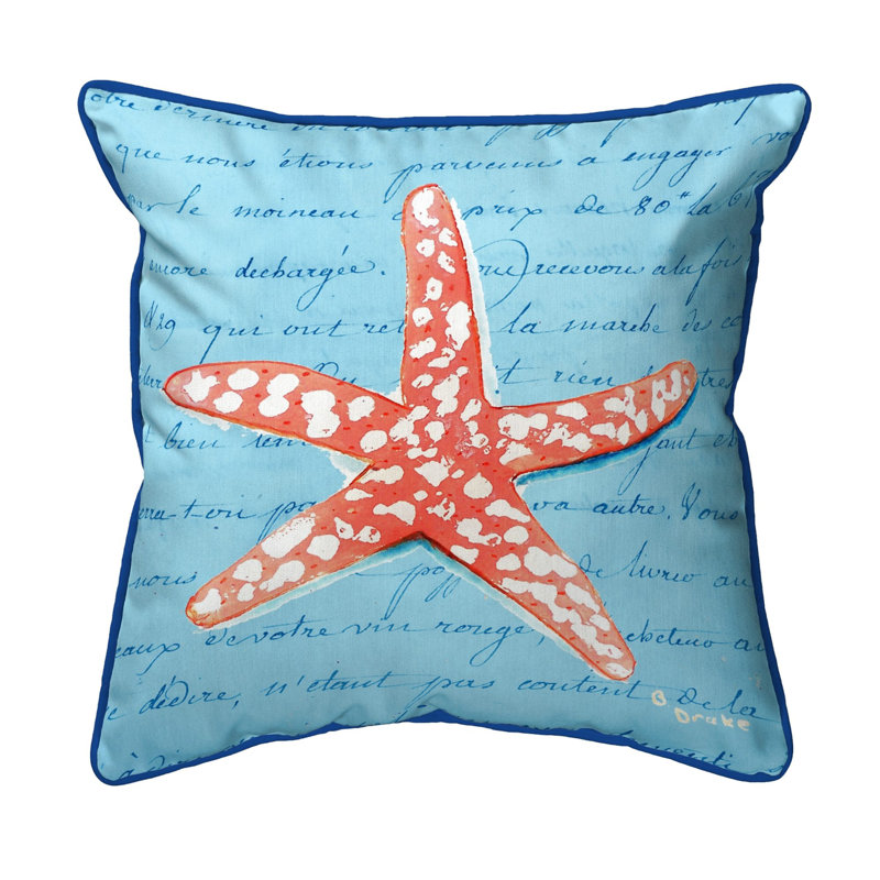Coussin décoratif intérieur / extérieur Coral Starfish