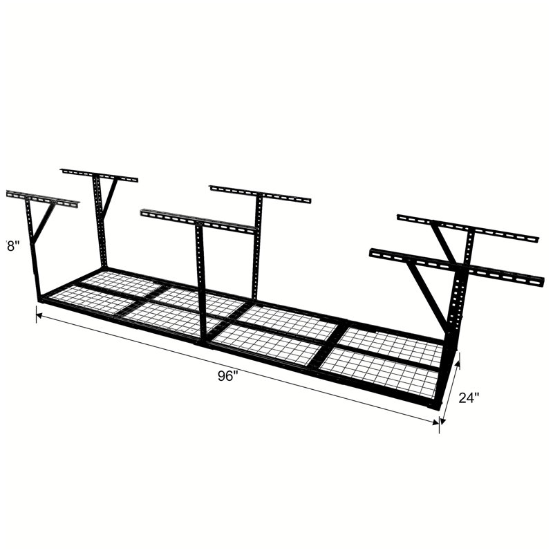 Support de rangement pour garage 2x8FT