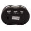 Acctim Vierra Digital Alarm Clock Smartlite® Superbrite® Crescendo Alarm Silicone Case Liquorice Black