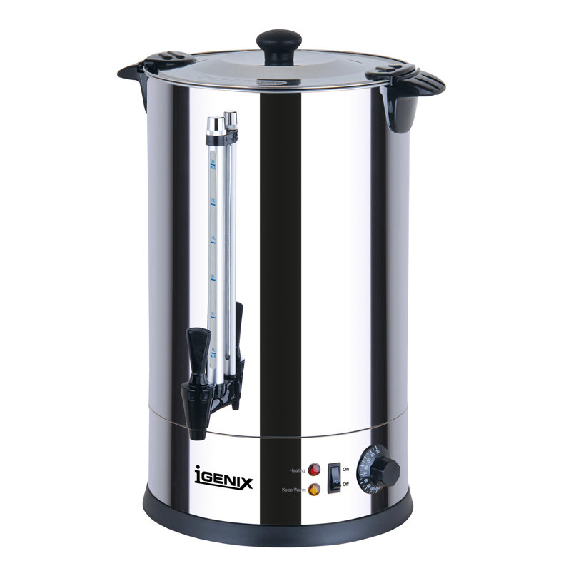 Igenix 30 Litre Catering Urn  Stainless Steel, 8.8L