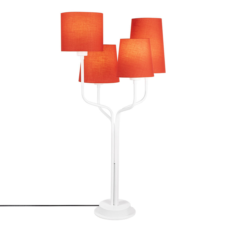 Lampe de table blanche 35,43 po Ingrid