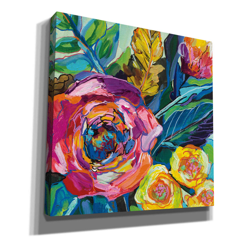 «Pop» par Jeanette Vertentes, art mural sur toile, H 12 po x l 12 po x P 0,75 po