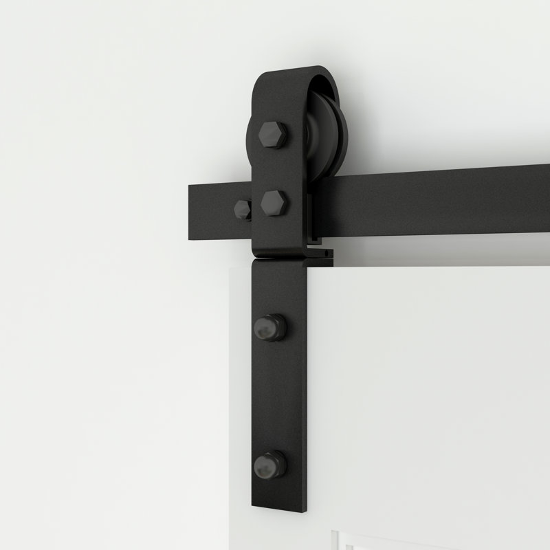 Bi-Fold Sliding Standard Single Track Barn Door Hardware Kit (Door Not Included), 48 in.