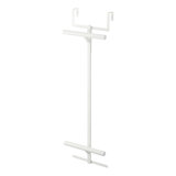 Yamazaki Home Kids' Backpack Over The Door Hanger, Two-Tiered Bookbag Metal Storage Rack