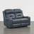 Olathe Genuine Leather Dual Motor Power Reclining Lay Flat Sofa With Power Headrest-56361589