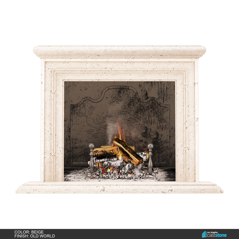 Sonoma Fireplace Surround, Smooth White