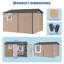Remise de rangement extérieure 10 x 8 pi avec fenêtre à pousser-128120493