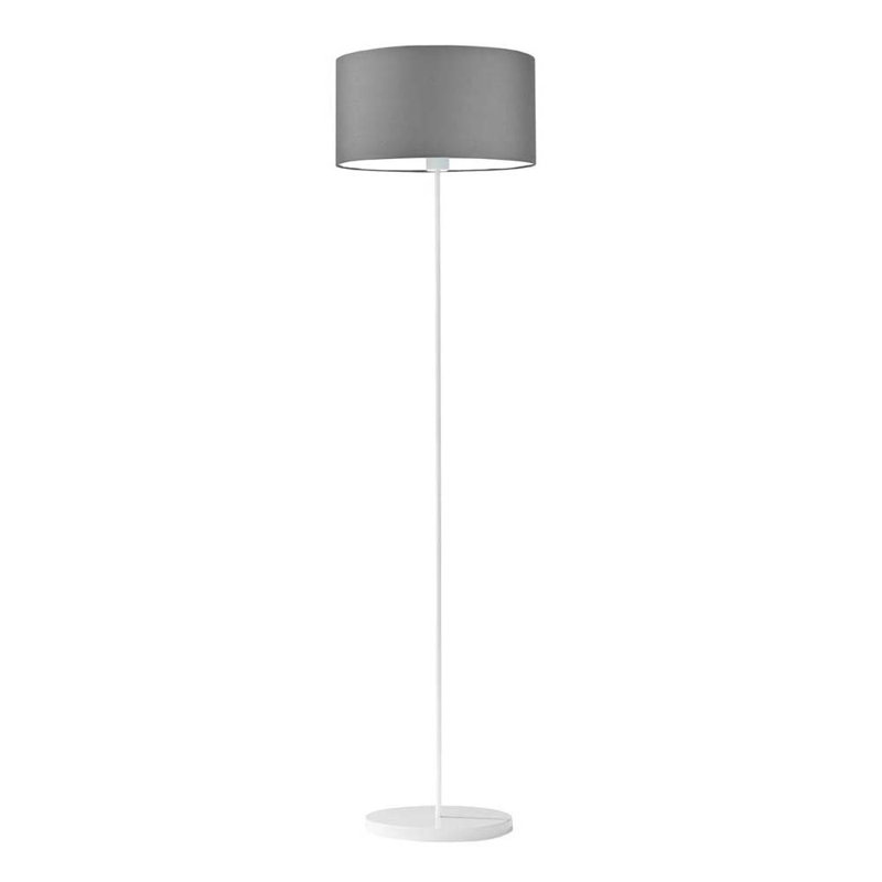 Askel 156 H cm Traditional Floor Lamp, Grey, White