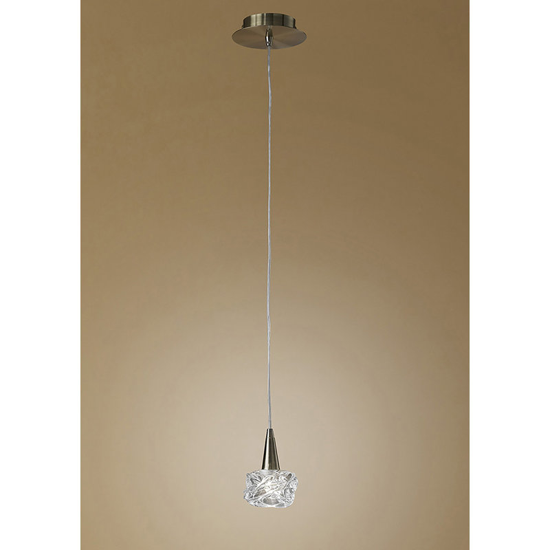 Waithman 1 - Light Unique/Statement Pendant, Antique Brass