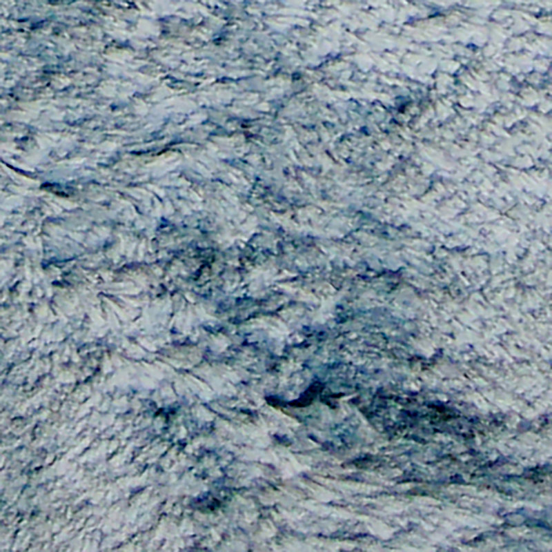 Tapis bleu ciel à poils longs Florala, Rectangle 7 pi 6 po x 9 pi 6 po