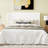 Queen Size Upholstered Platform Bed with Adjustable Headboard and Wooden Slats, Dark Grey-1300673682-1300865884