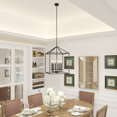 Duygu Dimmable Lantern Geometric Chandelier