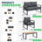 4-piece Metal Patio Furniture Sofa Set – Outdoor Conversation Seating Group With Removable Cushions-2047160893