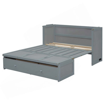 Murphy Bed With USB Port And A Large Drawer
