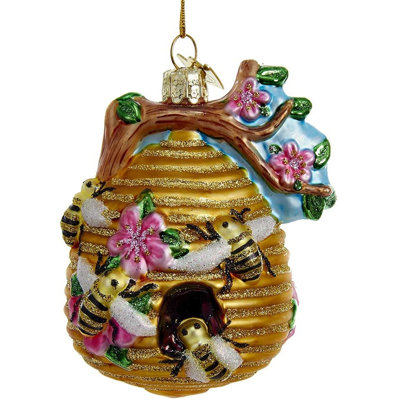 7'' Glass Hanging Figurine Ornament