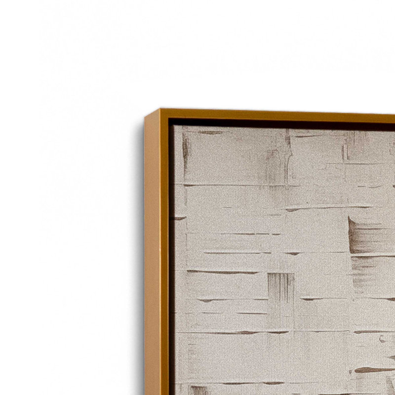 Tranquil Layers Set of 2 Canvas Prints in a Frame, Polished Gold Floater Framed, 48.75" H x 65.5" W x 1.75" D