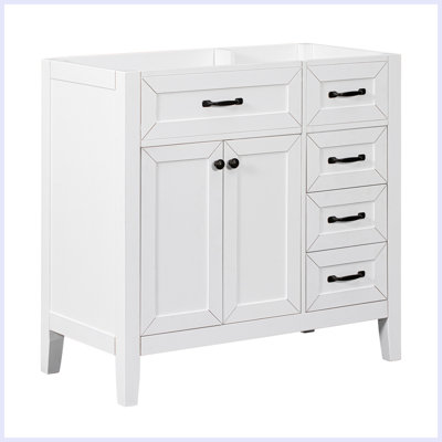 Meuble-lavabo moderne avec armoire et tiroirs