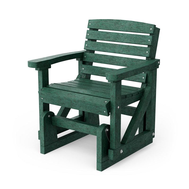 Fauteuil oscillant classique classique, Vert gazon