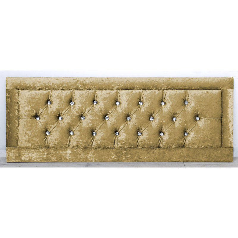 Tabor Upholstered Headboard, Gold, Single (3')