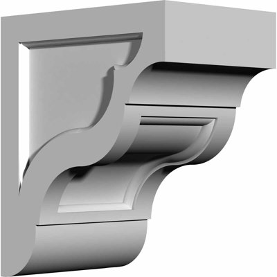 Niobe 12'' H x 7.375'' W x 10.375'' D Urethane Bracket/Corbel