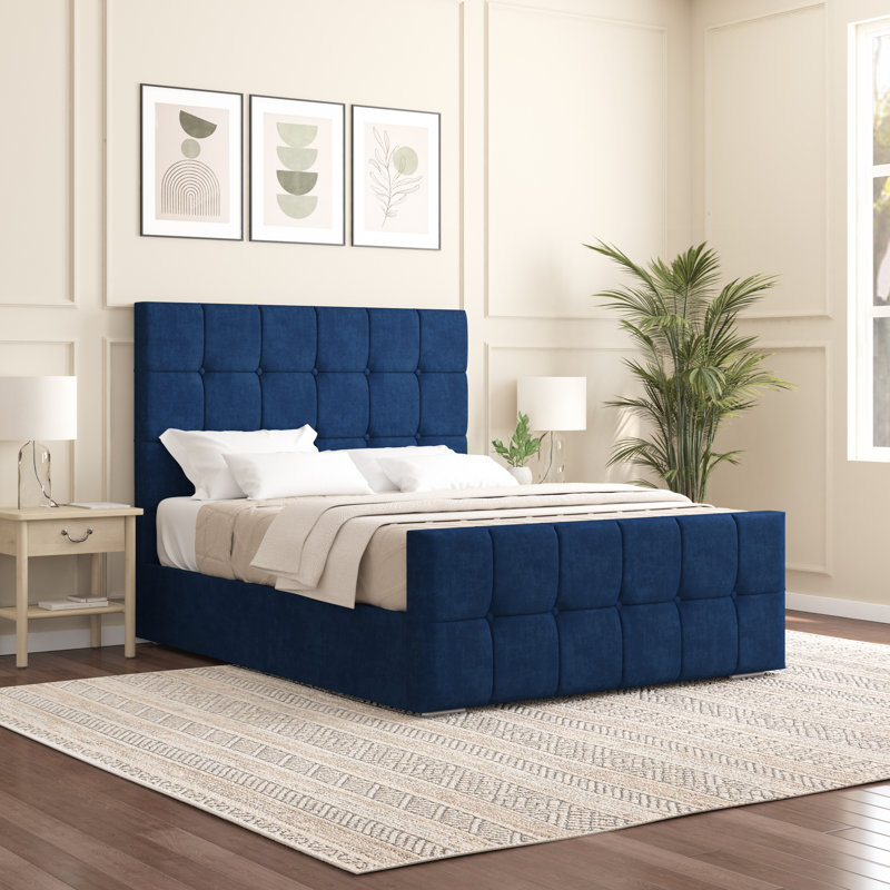 Oakpark Upholstered Bed Frame, Parliament, Small Double (4')