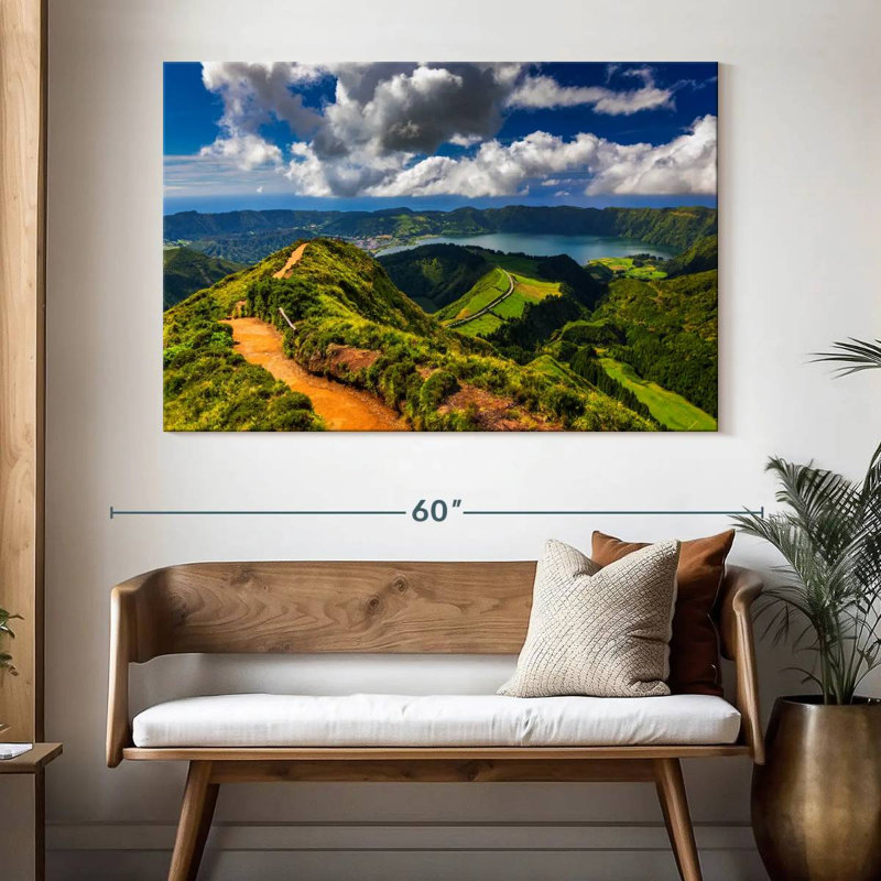 Point de vue de Sete Cidades, H 34 po x l 51 po