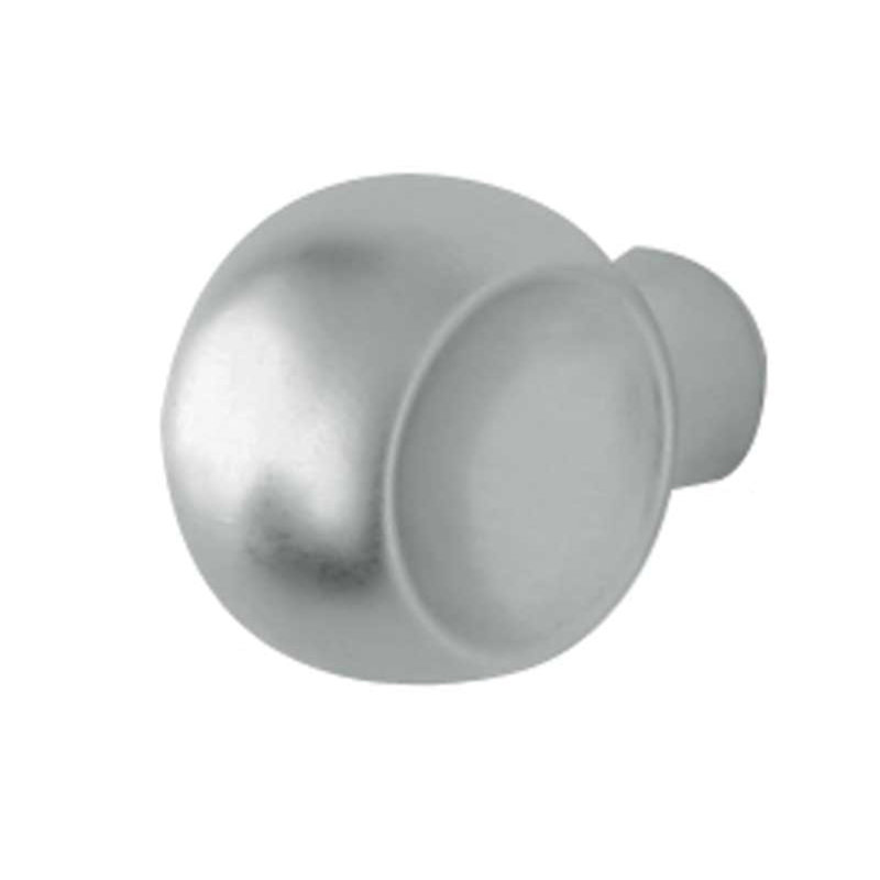 Tempio 15mm Diameter Mushroom Knob, Satin Chrome