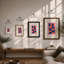 Curved Symmetry Geometric - Print-1149146373-1149146371