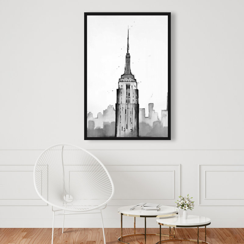 " Empire State Building ", 36" H x 24" W