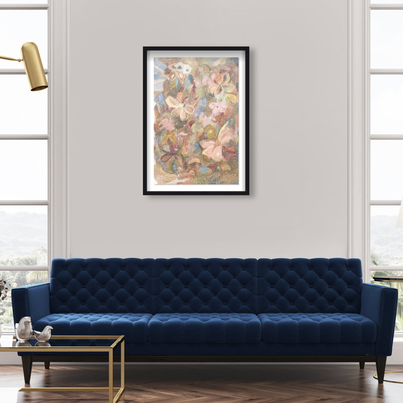 Moving Eden II Shadowbox Abstract Print by Oliver Gal, Black Frame, 10 x 15, 31.5"H x 21.5"W, Black Shadowbox
