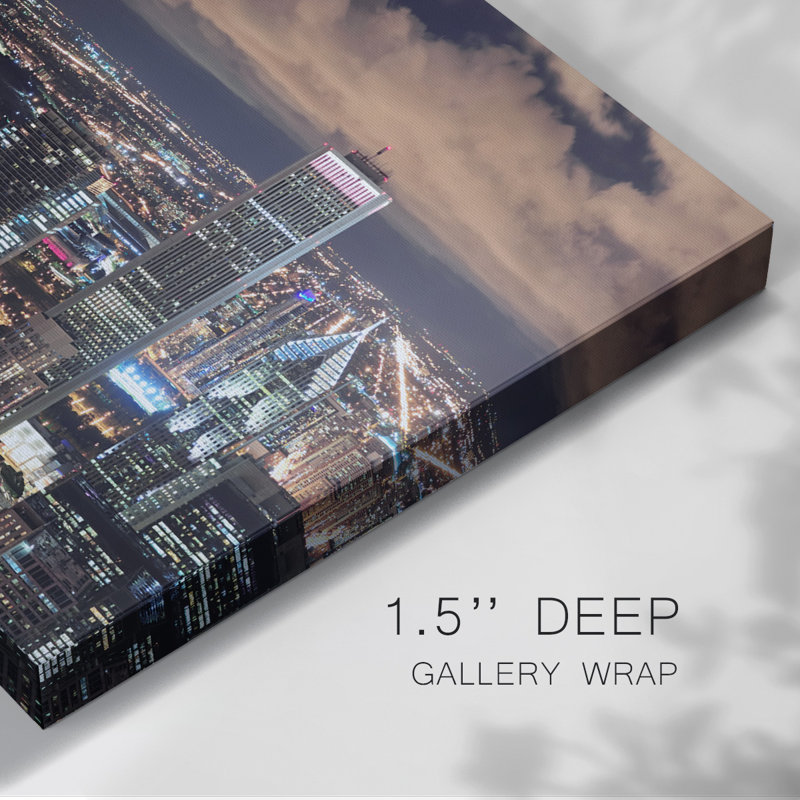 Chicago V, impression sur toile, H 40 po x l 60 po x P 1,5 po