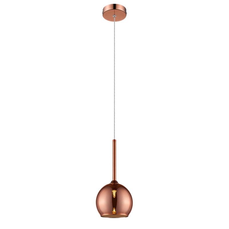 Viergeline 1 - Light Dome Pendant, Copper