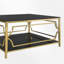 Table basse 33,5 "carrée en verre-150844951
