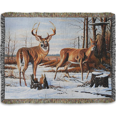 Woven Throw Blanket, Fever by Geno Peoples