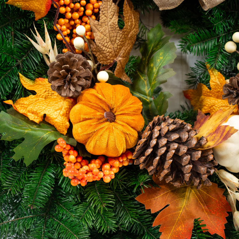 Amber Bounty Wreath