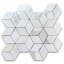 Calacatta 11" x 10" Marble Mosaic Tile-79891939